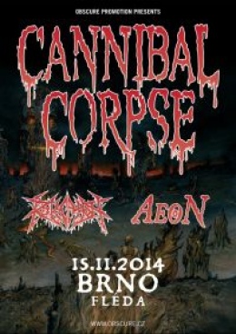 Cannibal Corpse, Revocation, Aeon // European Tour 2014
