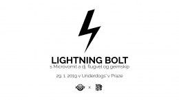 Lightning Bolt + support dj. flugvel og geimskip a Microvomit